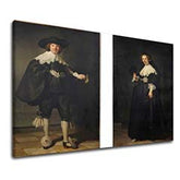 Rembrandt - Πορτρέτα των Marten Soolmans και Oopjen Coppit